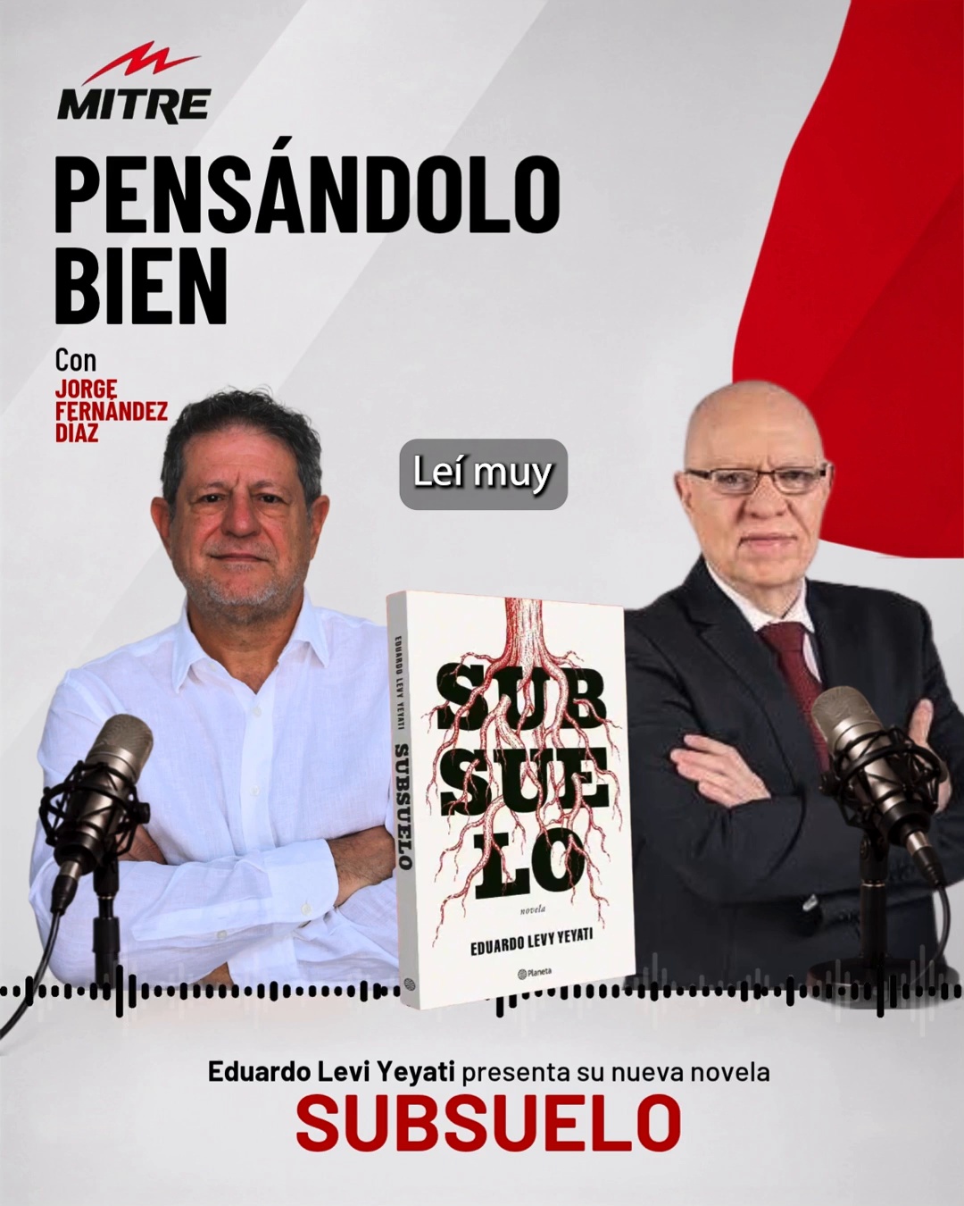 Pensándolo bien, con Jorge Fernández Díaz — Subsuelo